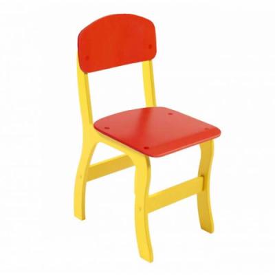 Стілець дитячий фанерний "Фантазія", фарбований, ростова група №2 (ТОВ ‘’АЛМАНТ’’) 290х343х567 мм.